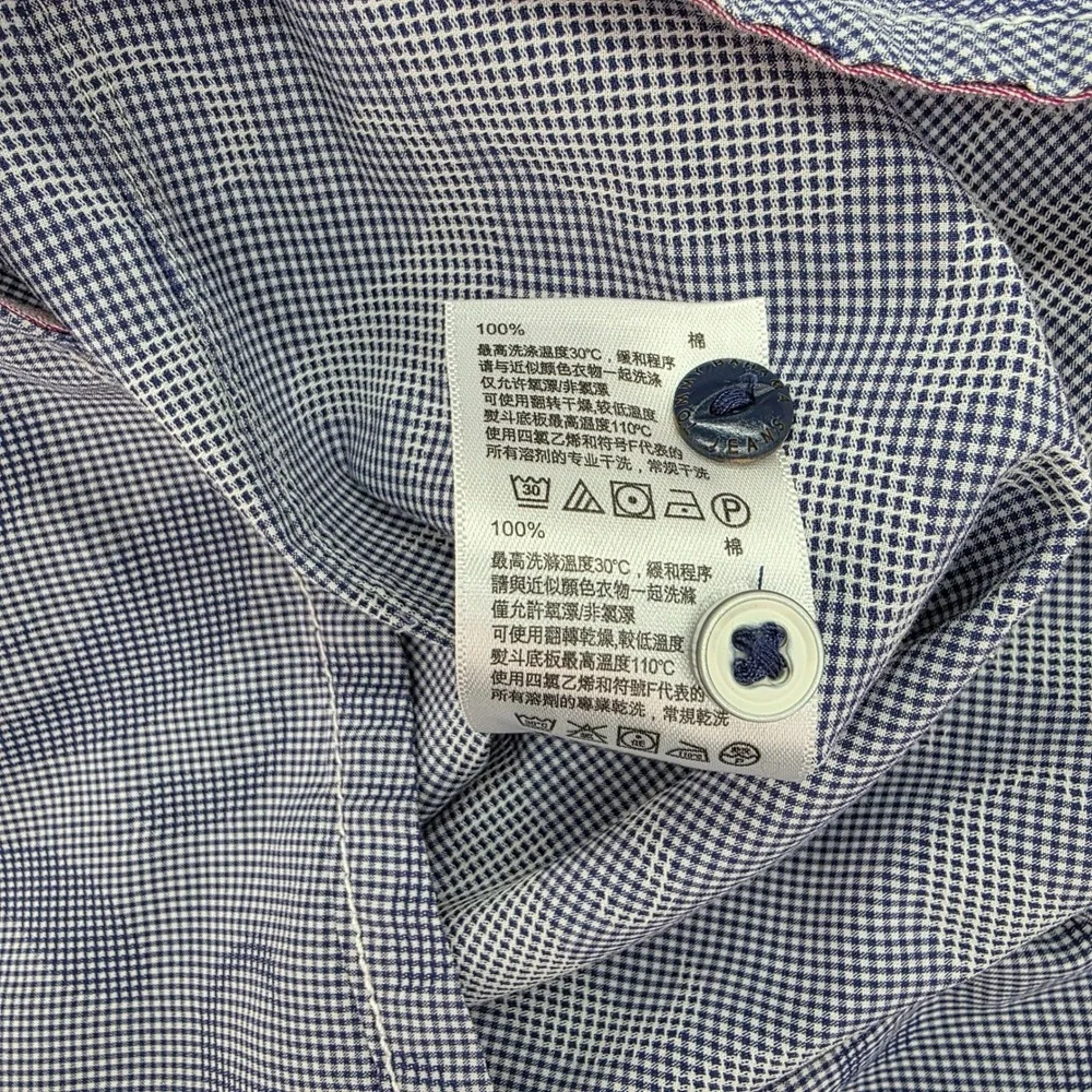 Tommy Bahama Island Modern 2XL Blue Paisley Short‎ Sleeve Button Up Men's Shirt